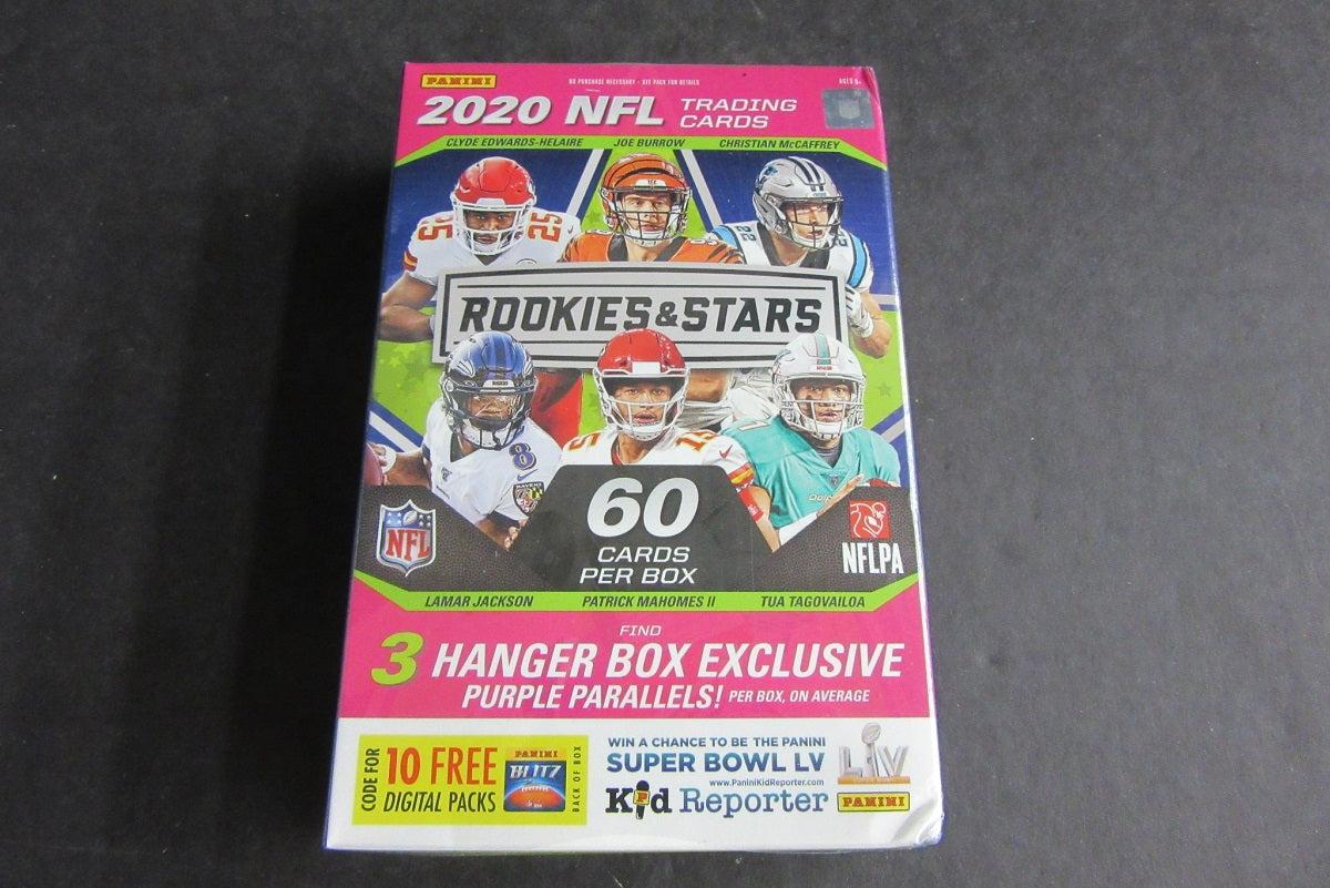 2020 Panini Rookies & Stars Football Hanger Box (60 Cards)