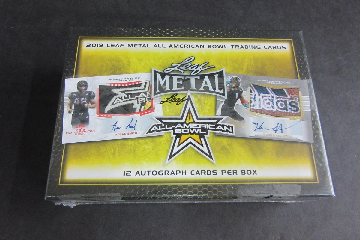 2019 Leaf Metal All American Bowl Football Box