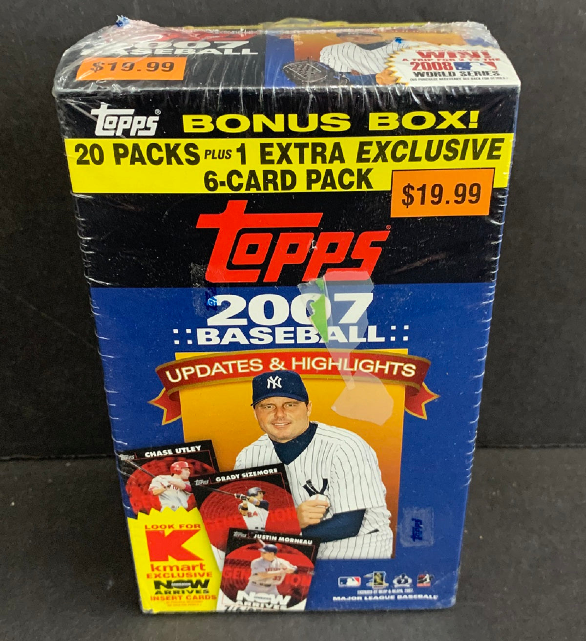 2007 Topps Baseball Updates & Highlights Series Blaster Box (20/6 plus K-Mart Pack)