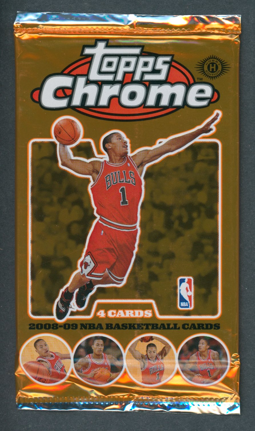 2008/09 Topps Chrome Basketball Unopened Foil Pack (Hobby)