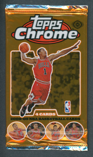 2008/09 Topps Chrome Basketball Unopened Foil Pack (Hobby