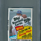 1985 Topps Baseball Unopened Cello Pack PSA 9 Valenzuela Top *1486