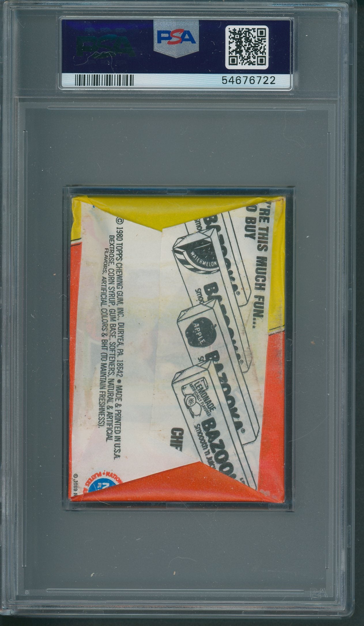 1980 1980/81 Topps Basketball Unopened Wax Pack Bird/Erving/Johnson PSA 7