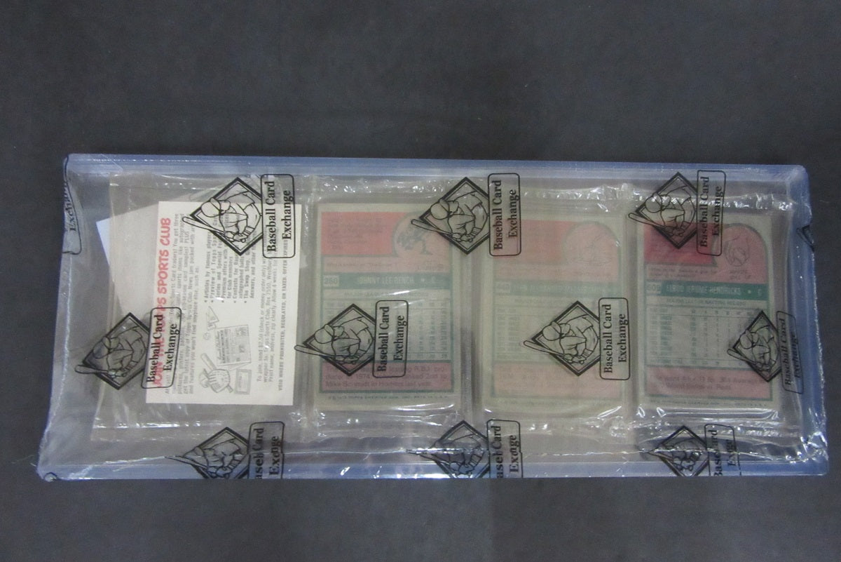 1975 Topps Baseball Unopened RackPack (BBCE) (Bench Back)