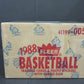 1988/89 Fleer Basketball Factory Sealed Wax Case (12 Box) (BBCE)