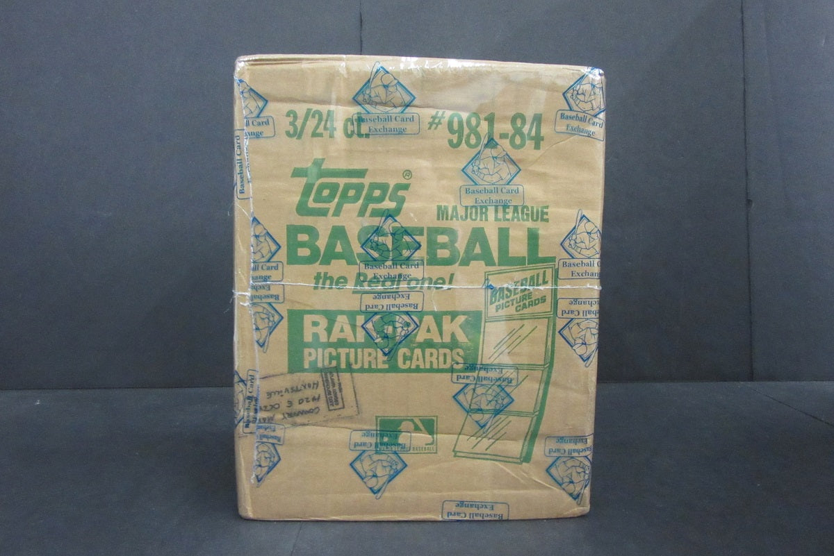 1984 Topps Baseball Rack Pack Case (3 Box) (BBCE)