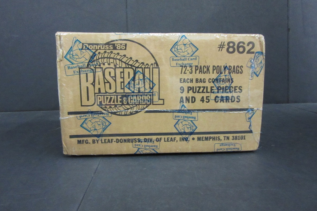 1986 Donruss Baseball Rack Pack Case (BBCE)