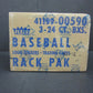 1989 Fleer Baseball Rack Pack Case (3 Box) (BBCE) (Code: 90312)