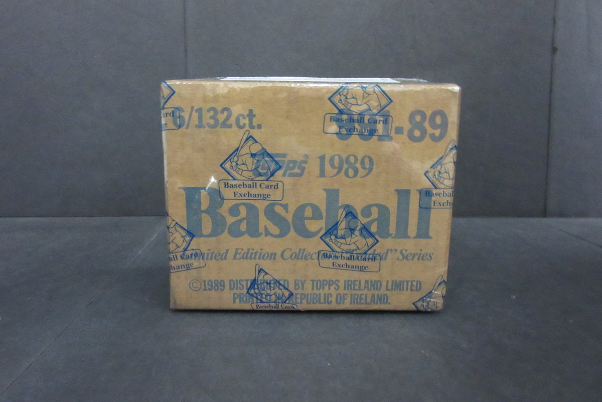 1989 Topps Baseball Traded Tiffany Factory Set Case (6 Sets) (BBCE)