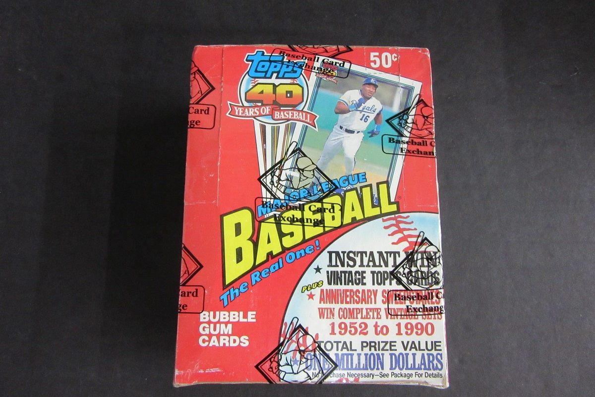 1991 Topps Desert Shield Baseball Unopened Wax Box (BBCE)