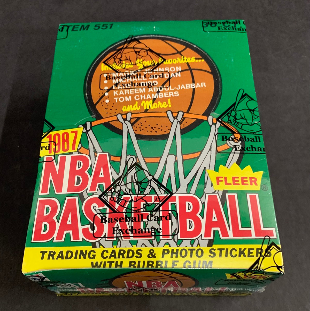 1987/88 Fleer Basketball Unopened Wax Box (FASC)