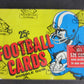 1974 Topps Football Unopened Cello Box (BBCE)