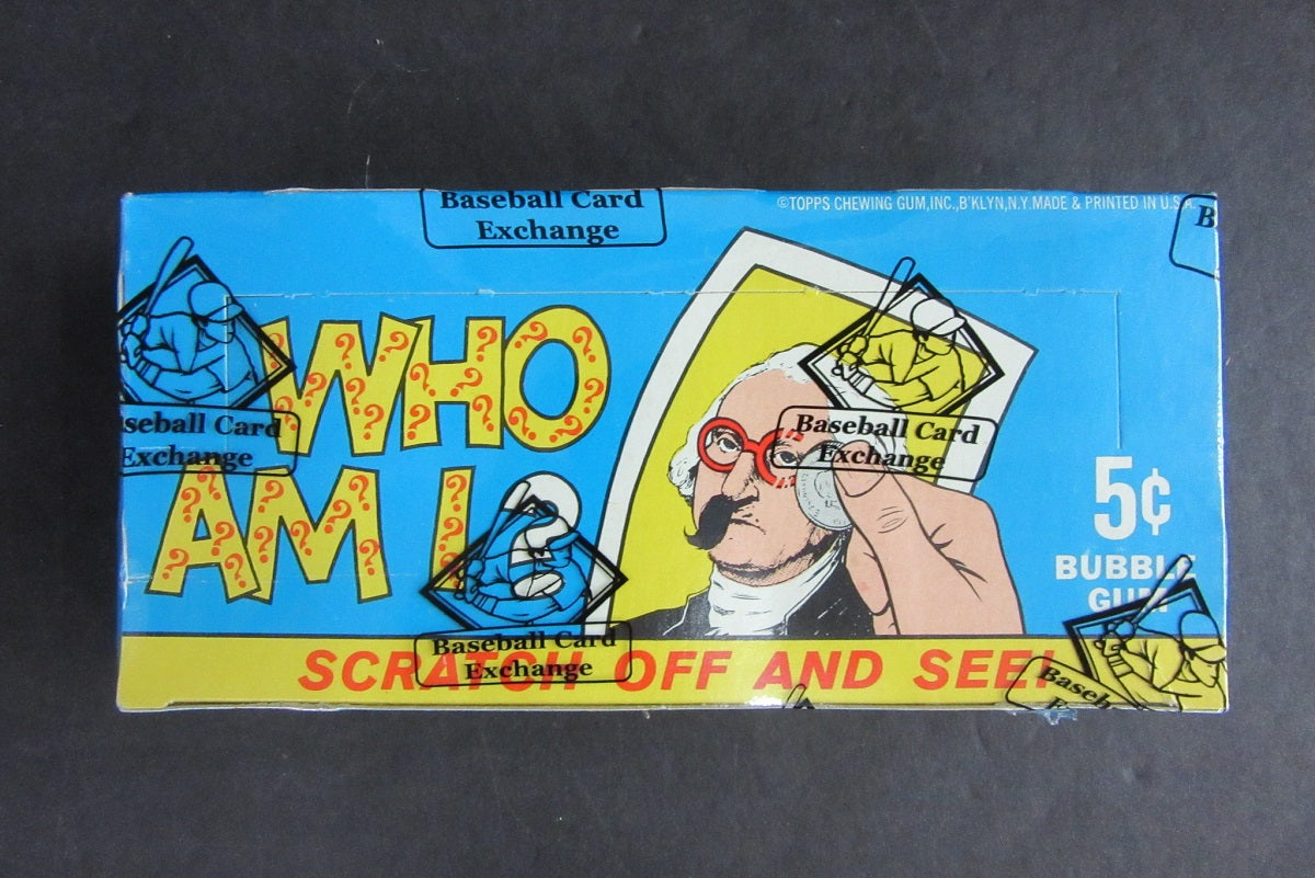 1967 Topps Who Am I? Unopened Wax Box (BBCE)