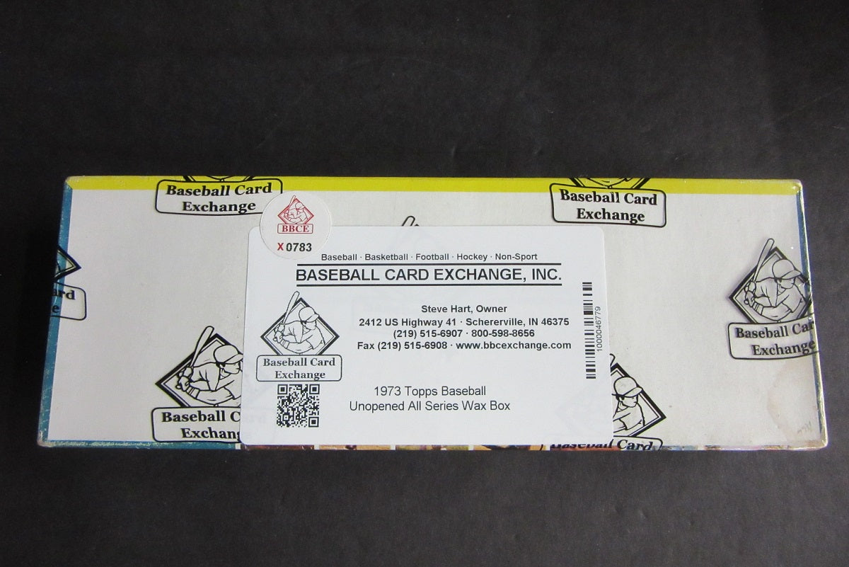 1973 Topps Baseball Unopened All Series Wax Box (BBCE)