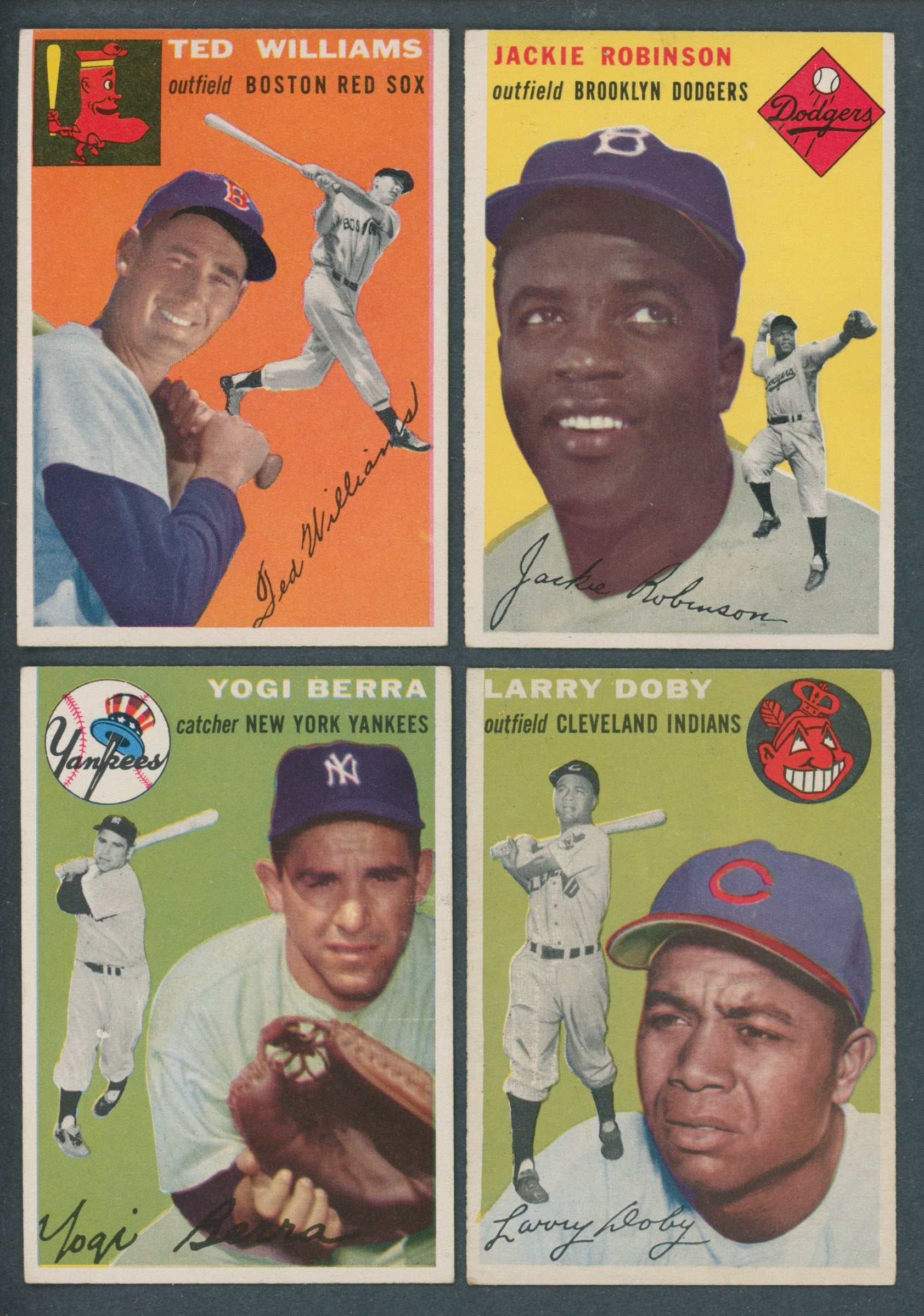 1954 Topps Baseball Near Set (248/250) EX/MT NM