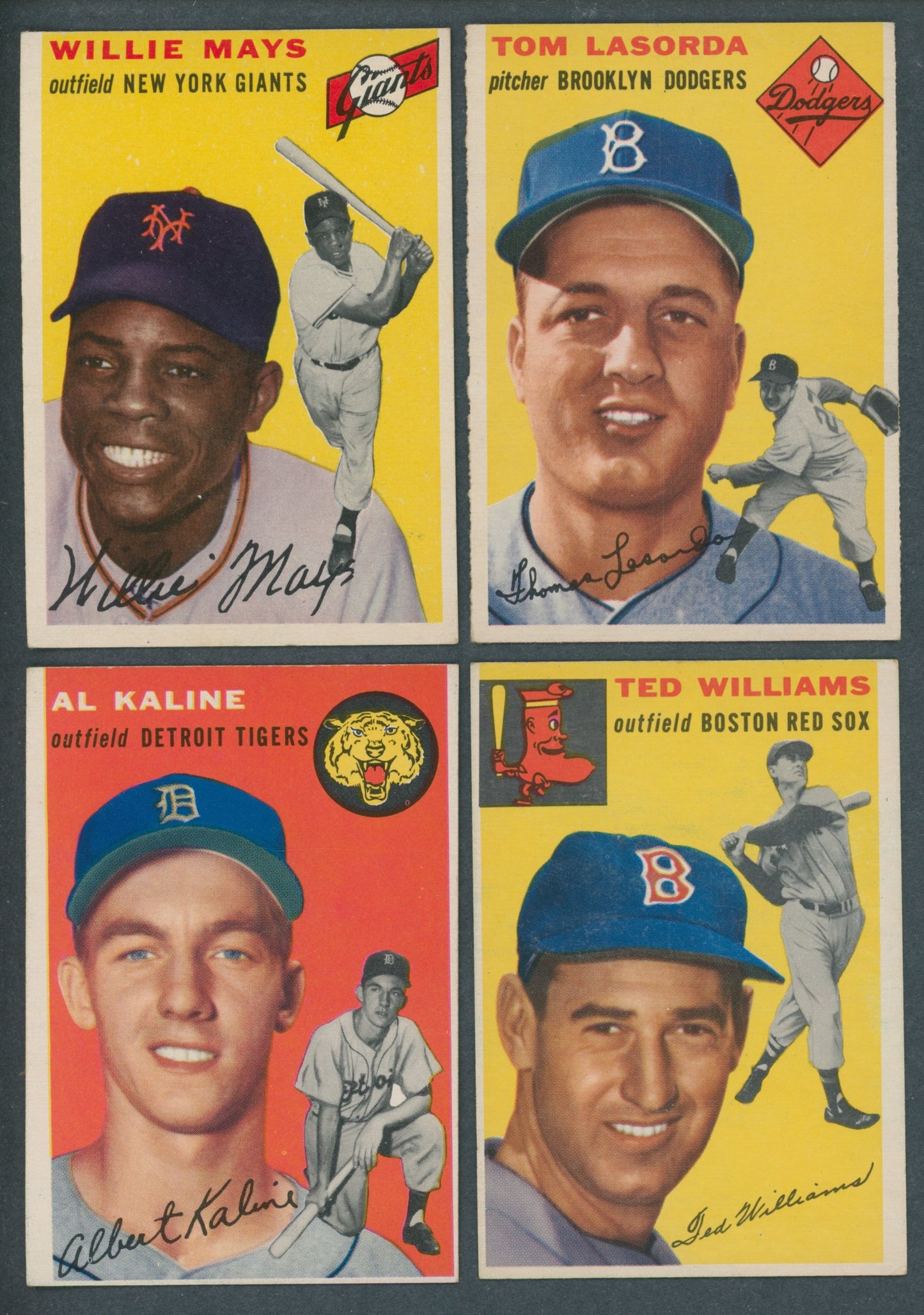 1954 Topps Baseball Near Set (248/250) EX/MT NM