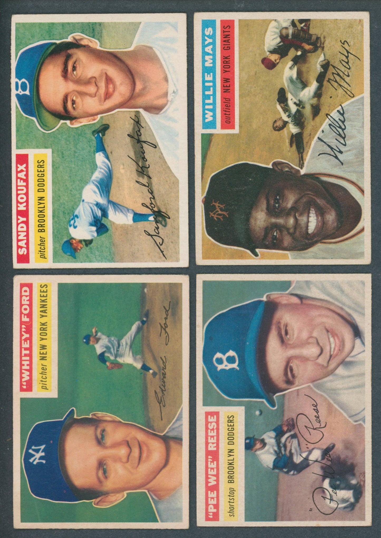 1956 Topps Baseball Near Set (337/340) EX NM