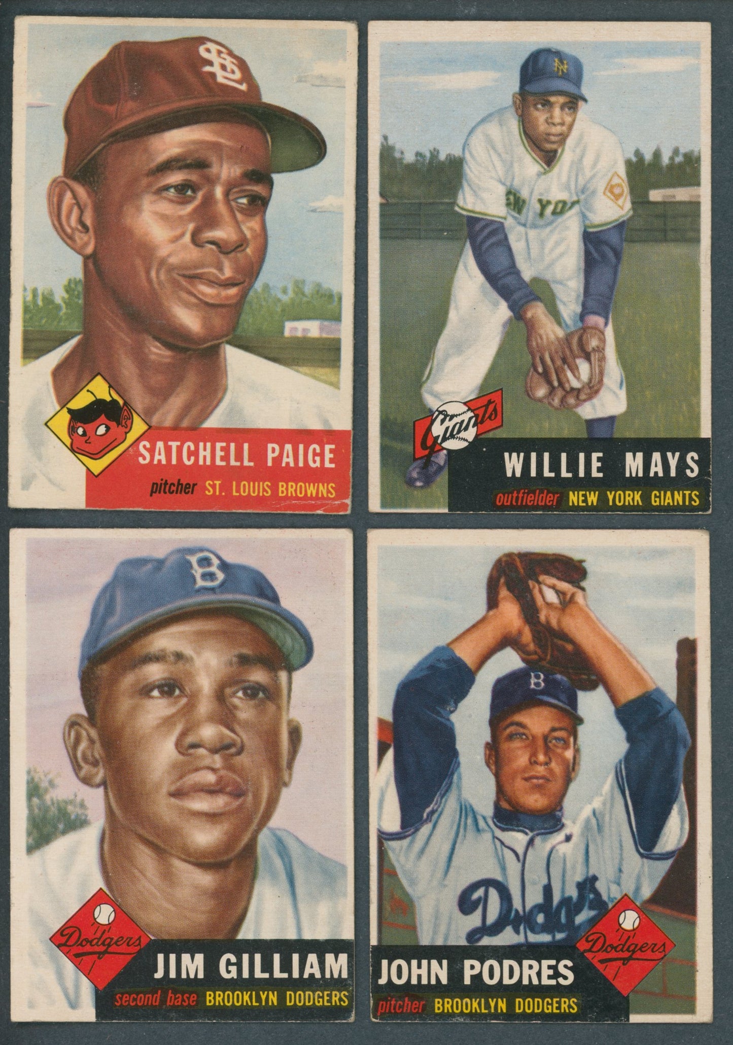 1953 Topps Baseball Near Set (271/274) VG EX