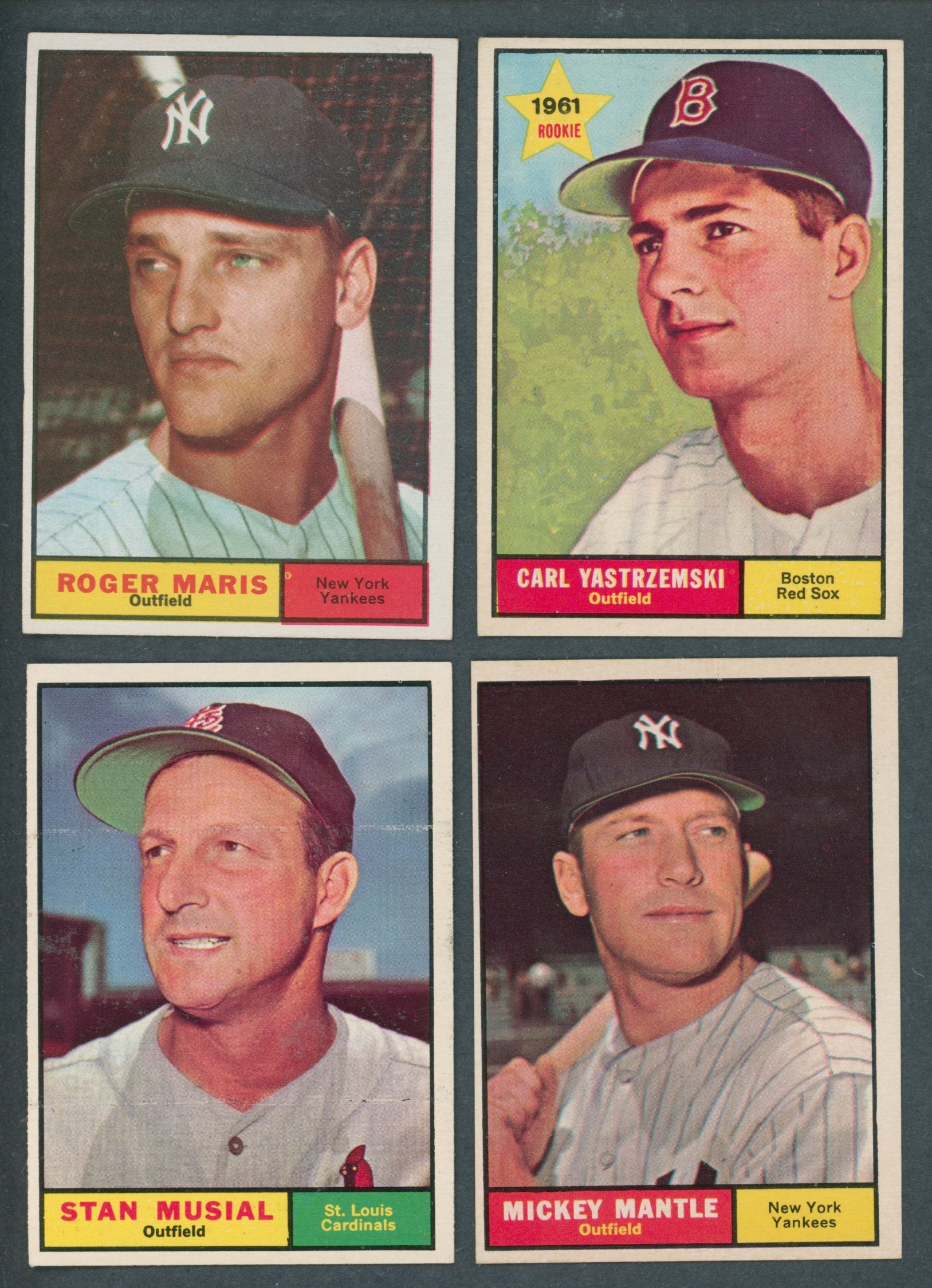 1961 Topps Baseball Near Set (585/587) NM