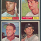 1961 Topps Baseball Near Set (585/587) NM