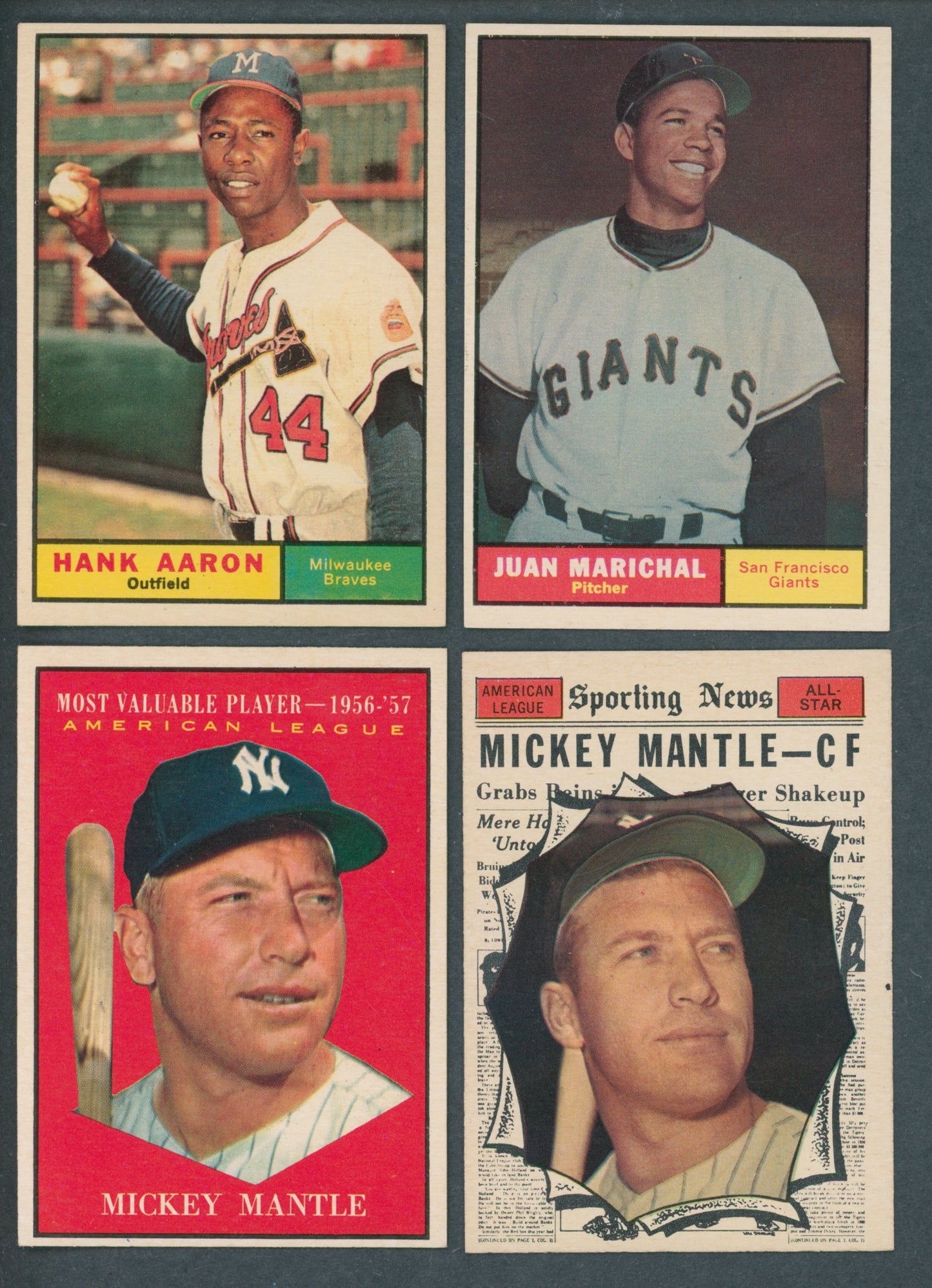 1961 Topps Baseball Near Set (585/587) NM