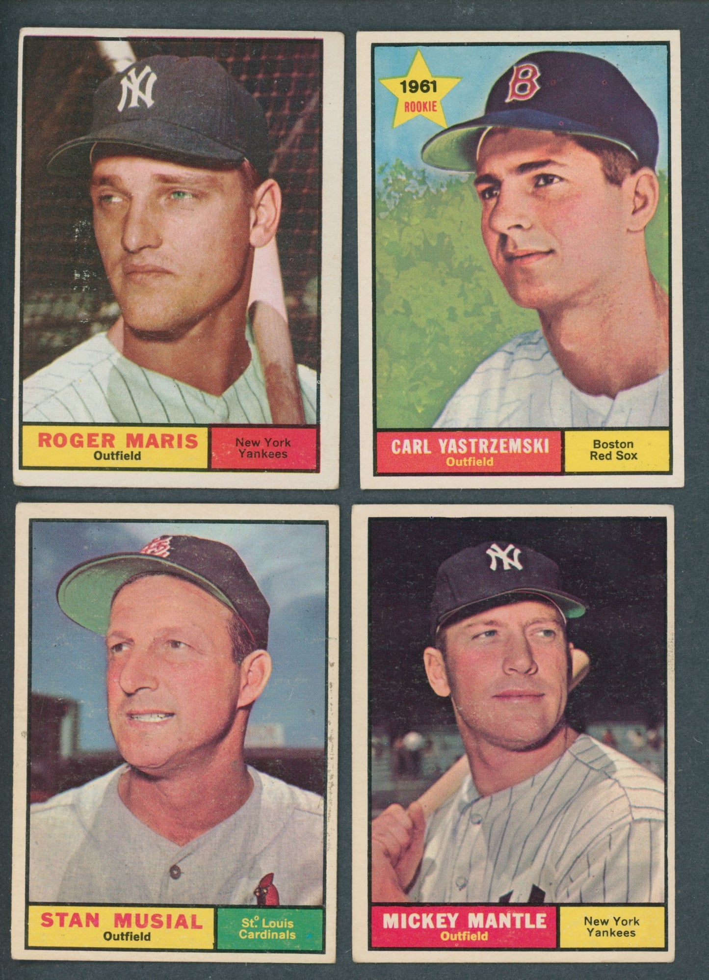 1961 Topps Baseball Near Set (585/587) VG/EX EX