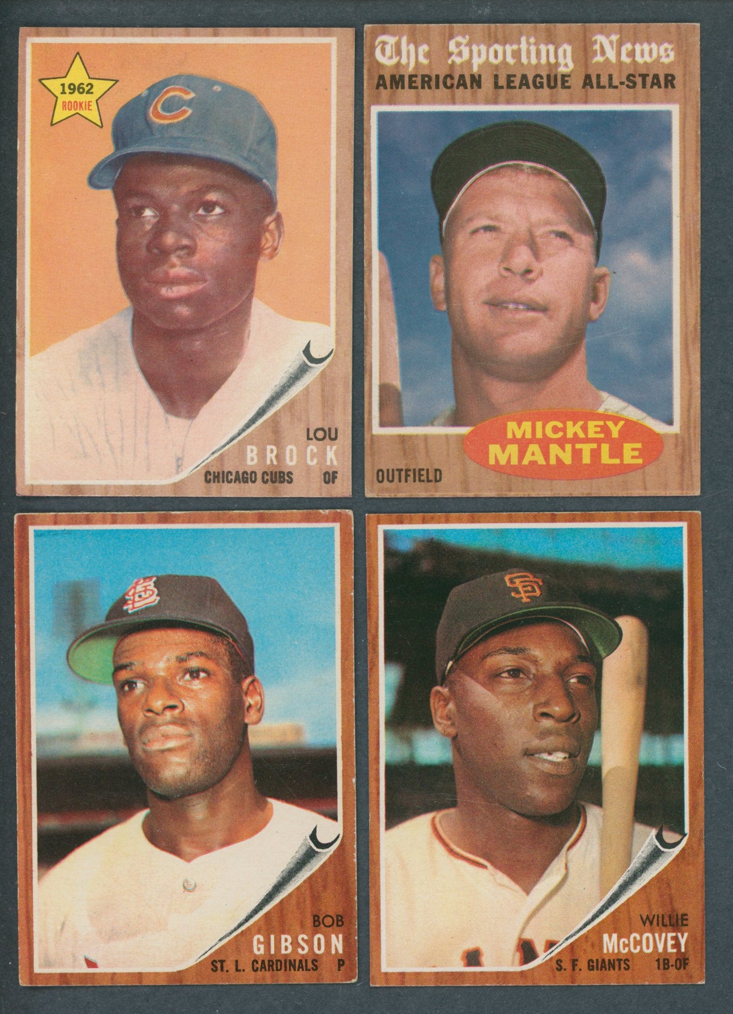 1962 Topps Baseball Near Set (596/598) EX EX/MT