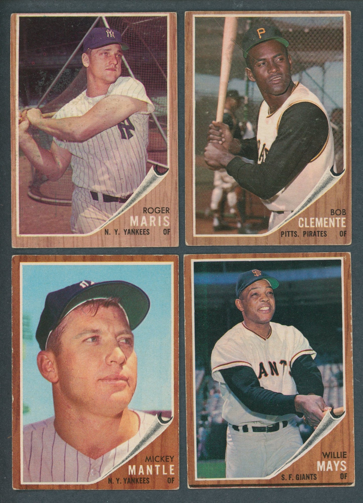 1962 Topps Baseball Near Set (597/598) VG/EX EX