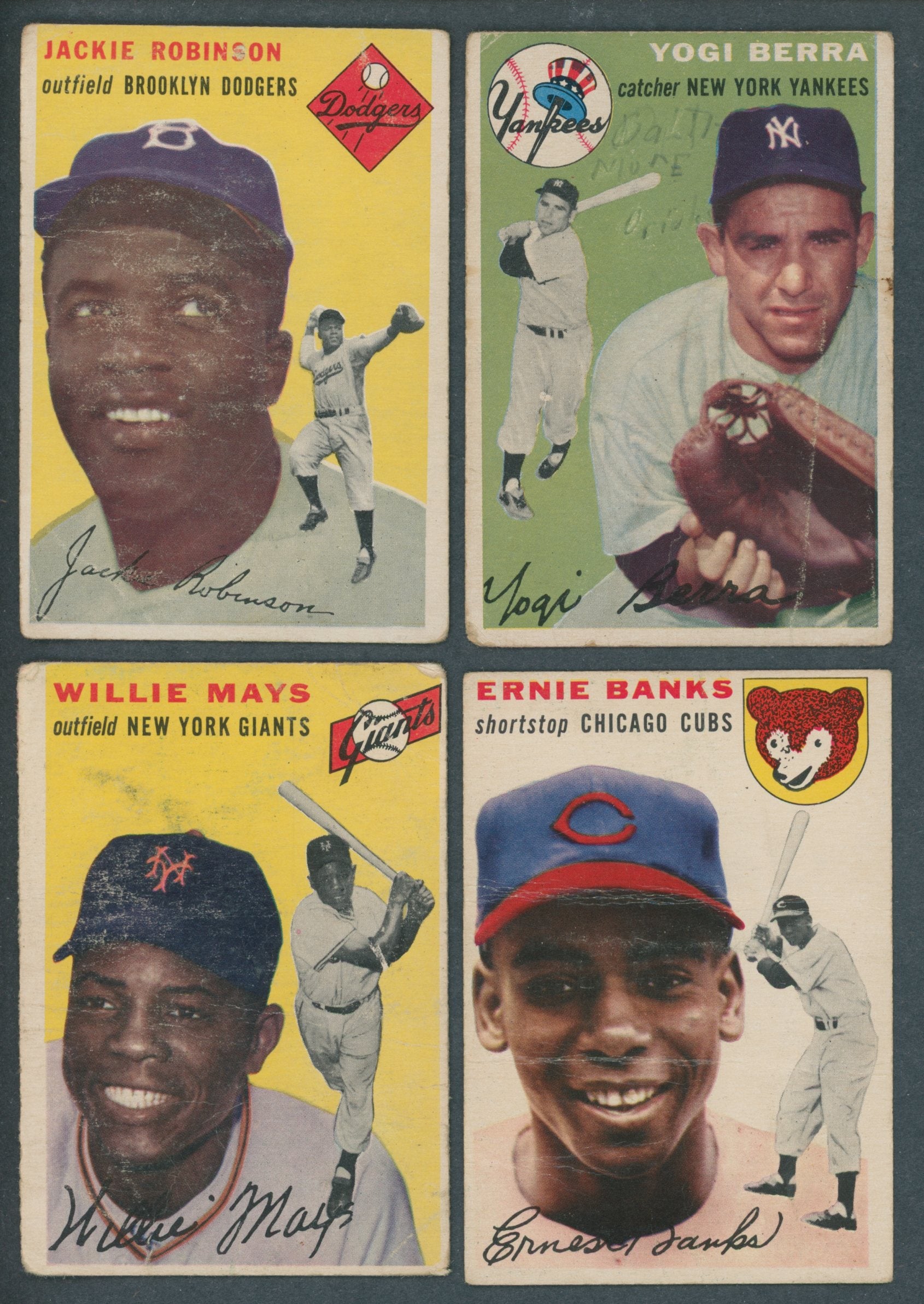 1954 Topps Baseball Near Set (249/250) PR VG