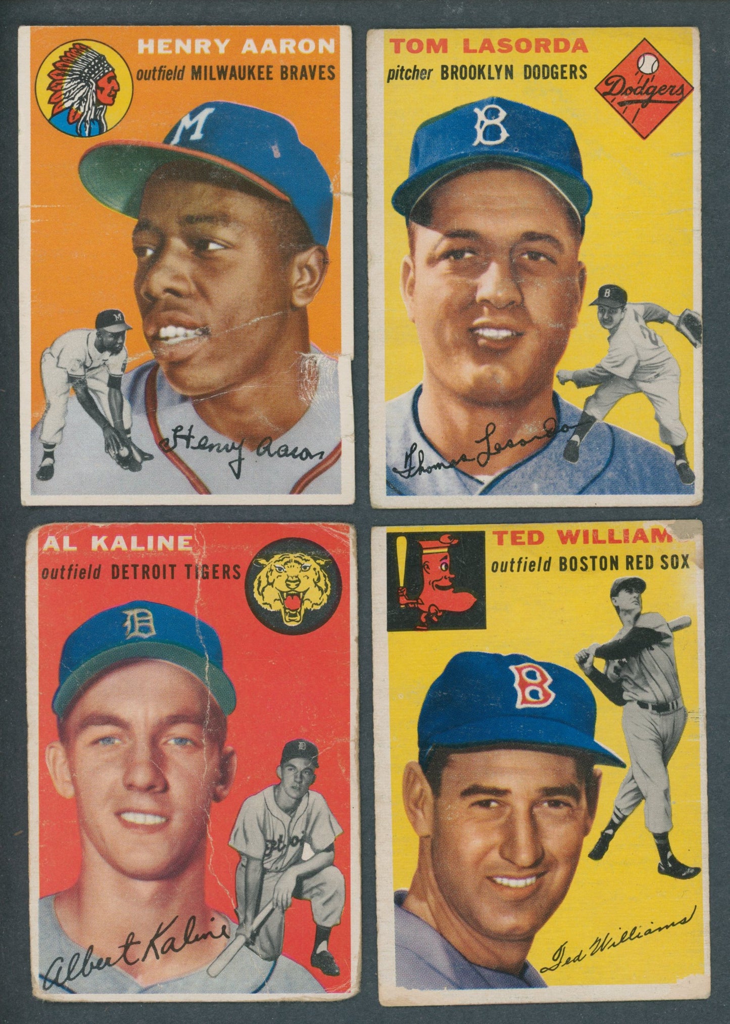 1954 Topps Baseball Near Set (249/250) PR VG