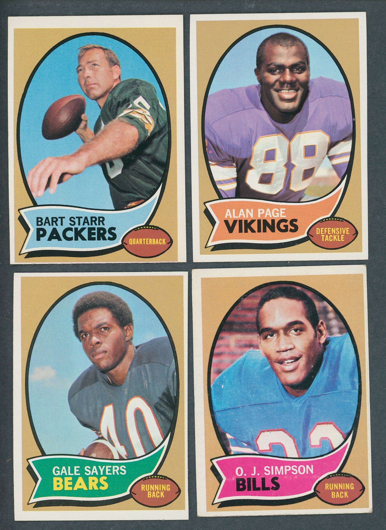 1970 Topps Football Near Set EX/MT NM