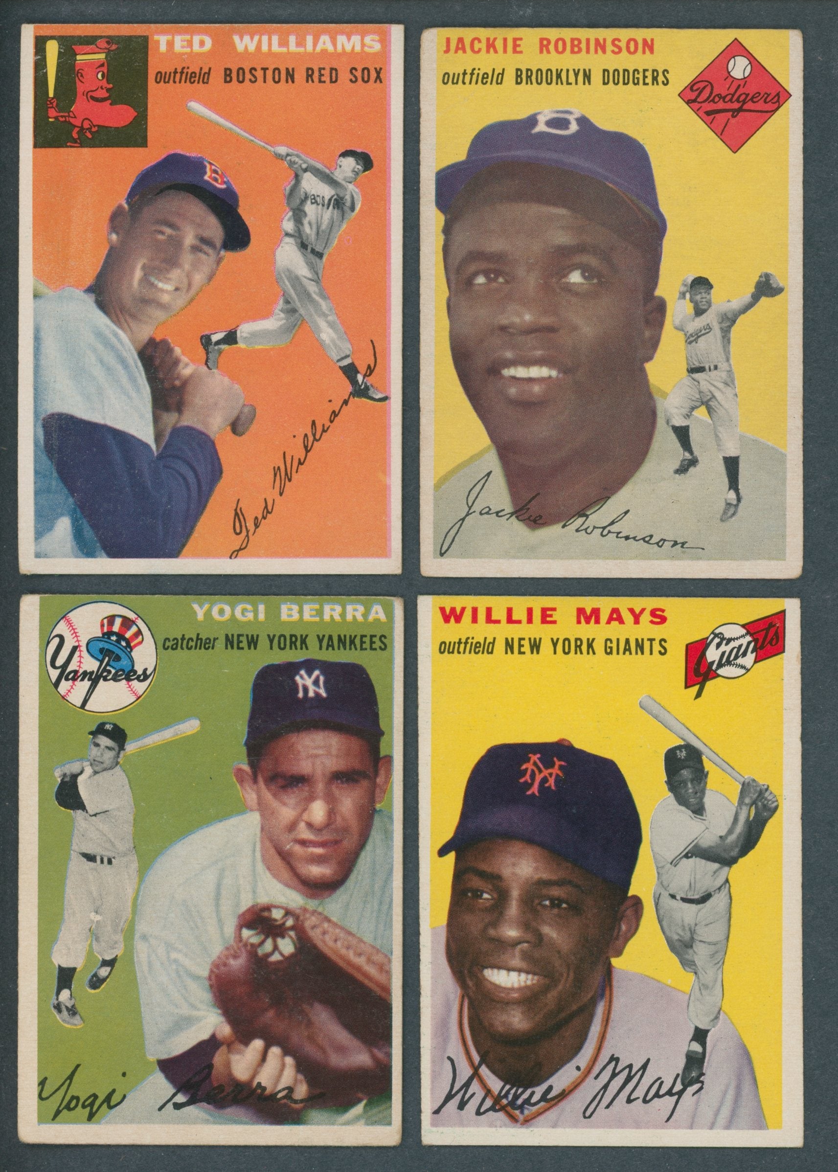 1954 Topps Baseball Near Set (249/250) EX NM