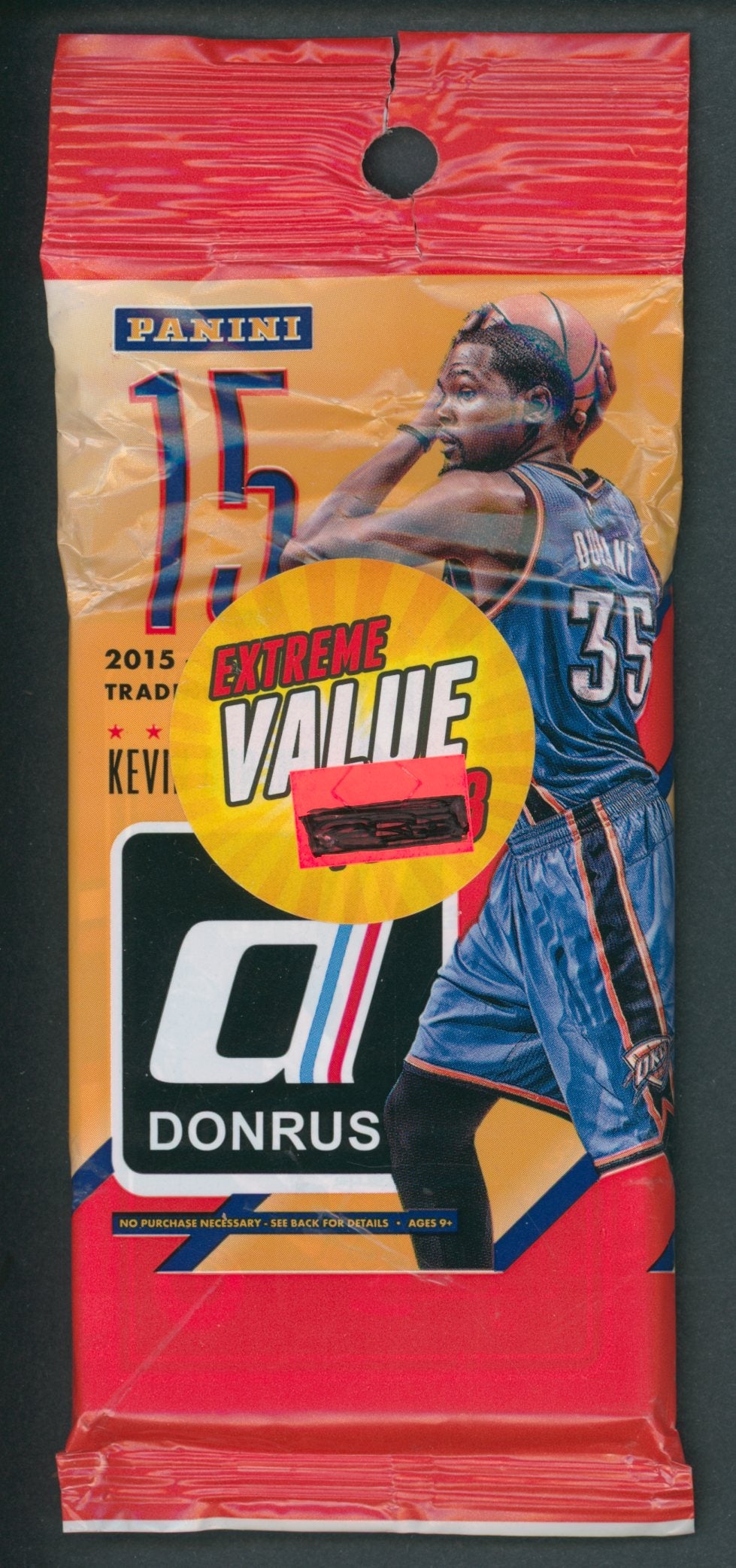 2015/16 Panini Donruss Basketball Unopened Cello Fat Pack (15)