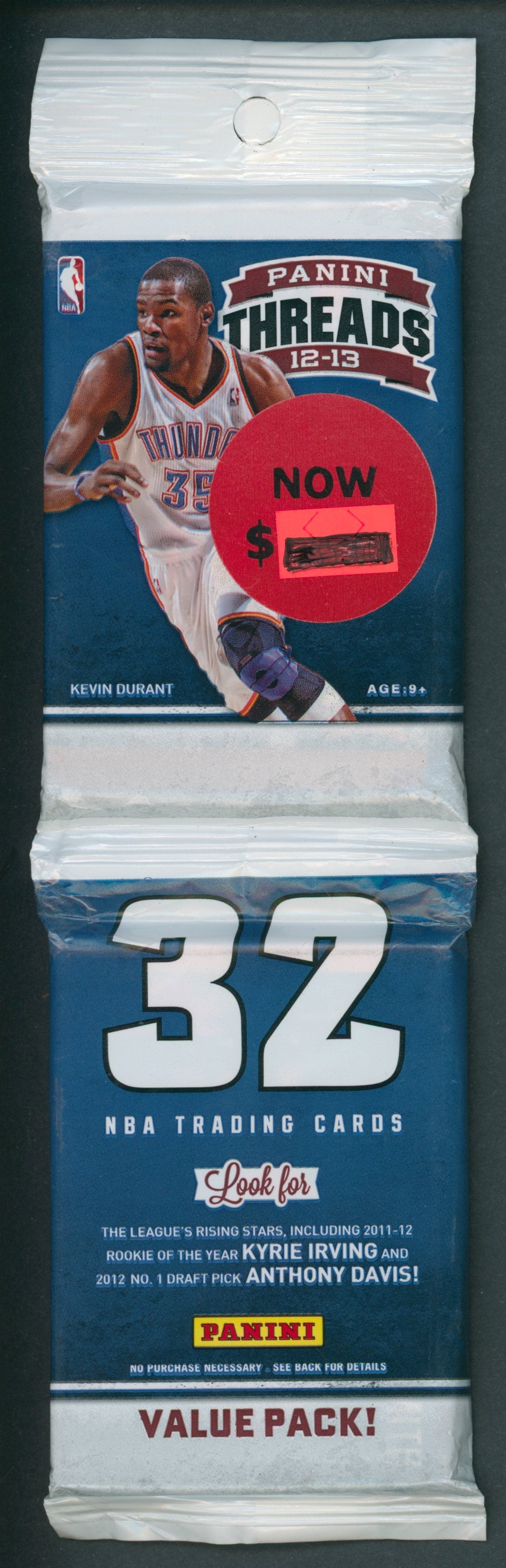 2012/13 Panini Threads Basketball Unopened Value Pack (32)