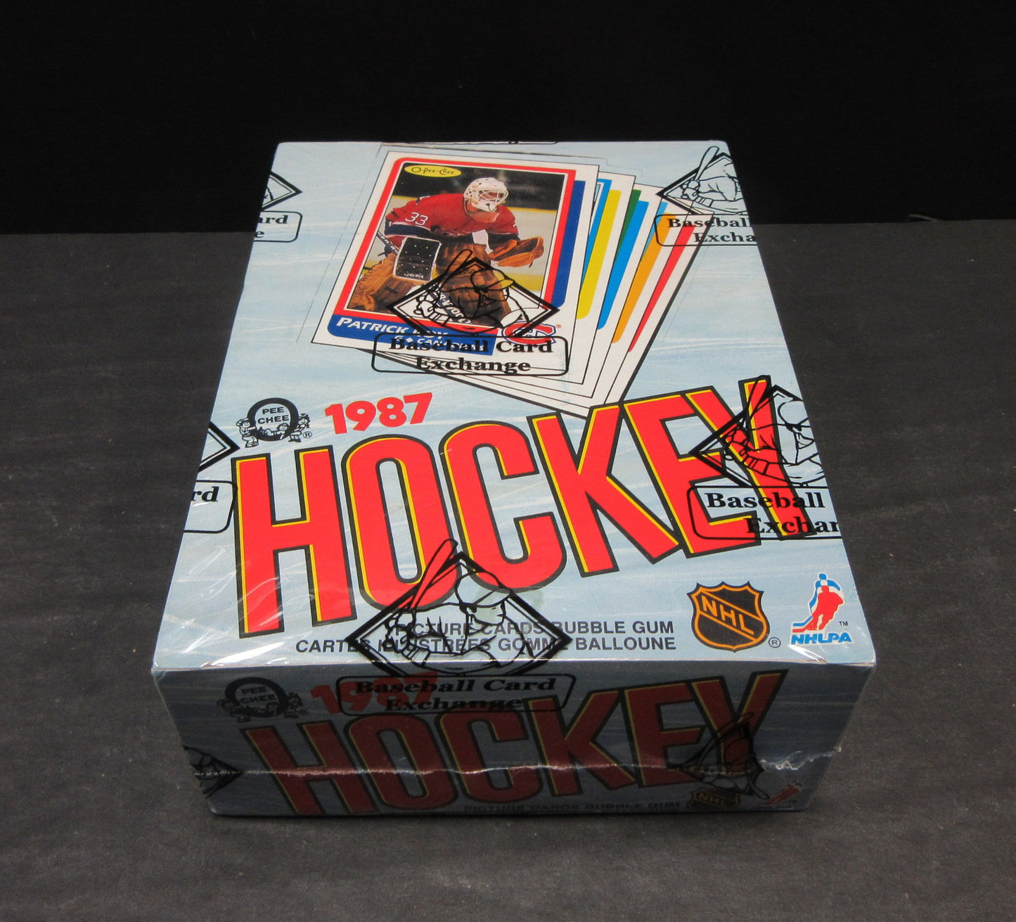 1986/87 OPC O-Pee-Chee Hockey Unopened Wax Box (Tape) (BBCE)