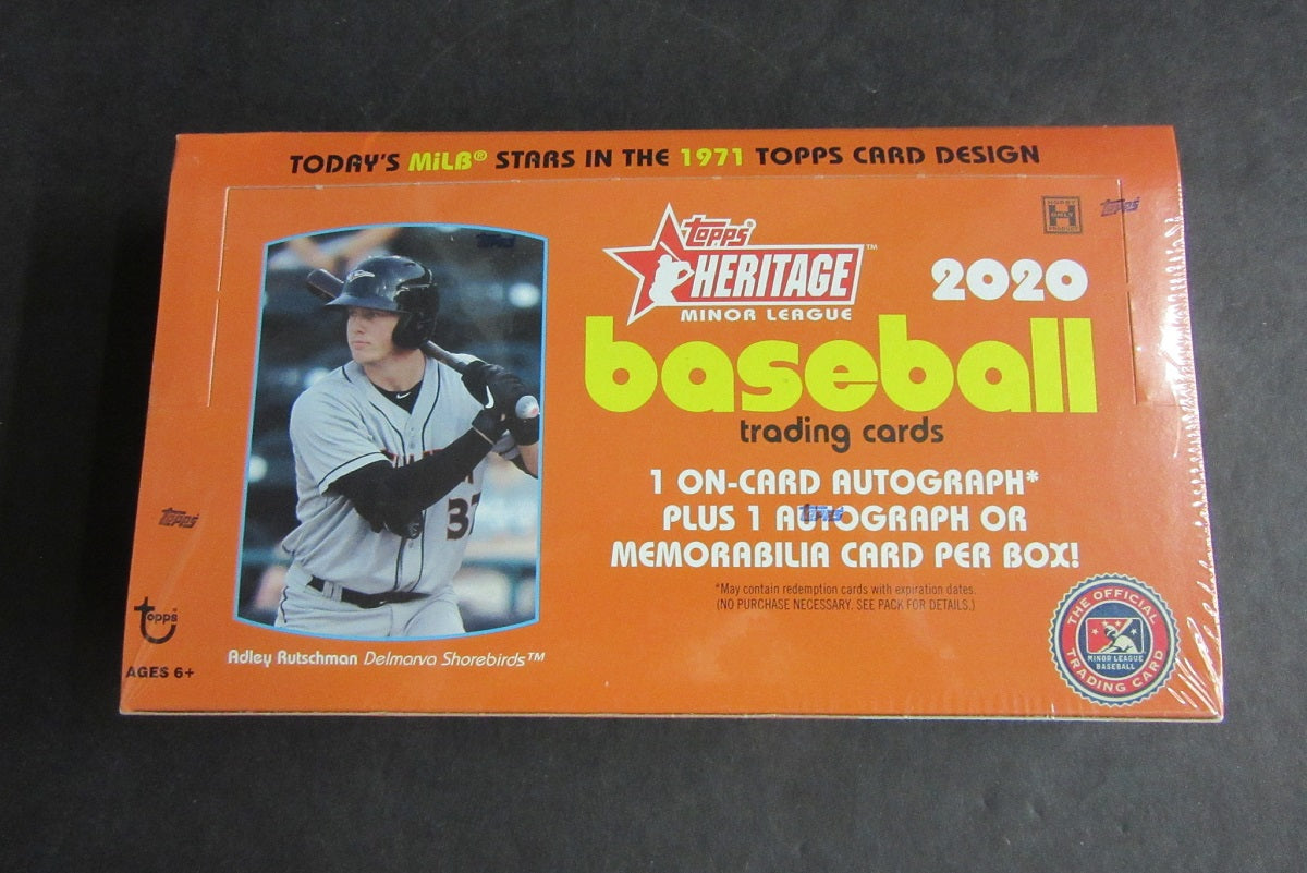 2020 Topps Heritage Minor League Baseball Box (Hobby) (18/8)