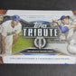 2018 Topps Tribute Baseball Box (Hobby) (6/3)
