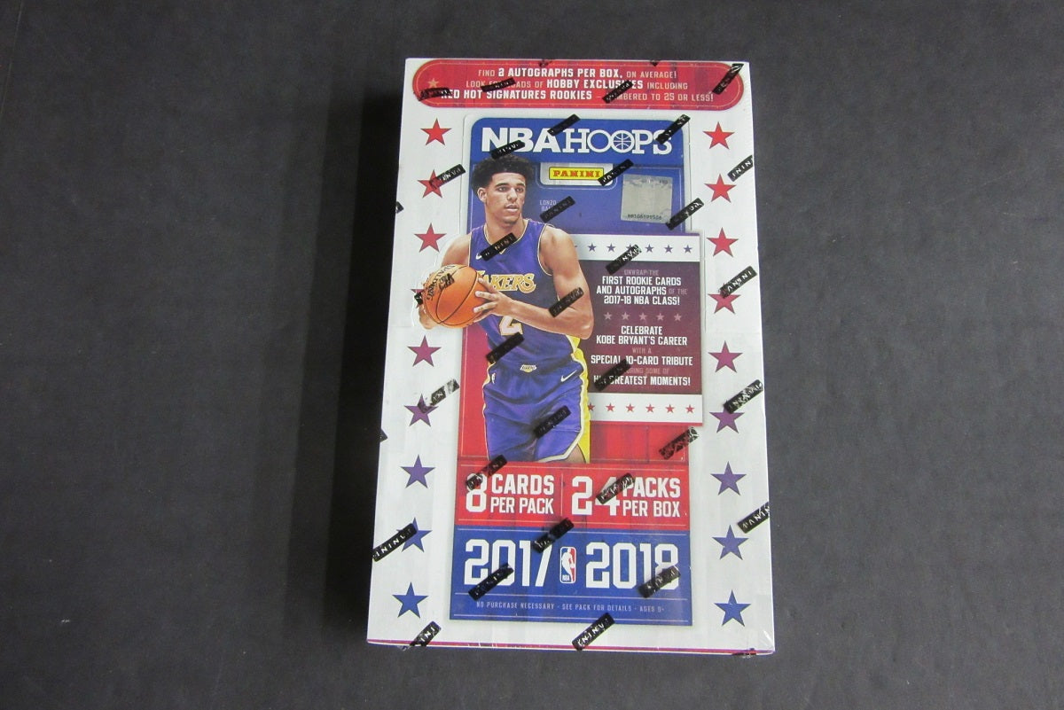 2017/18 Panini Hoops Basketball Box (Hobby) (24/8)