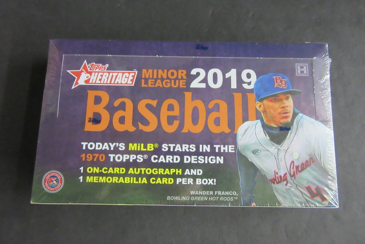 2019 Topps Heritage Minor League Baseball Box (Hobby) (18/8)