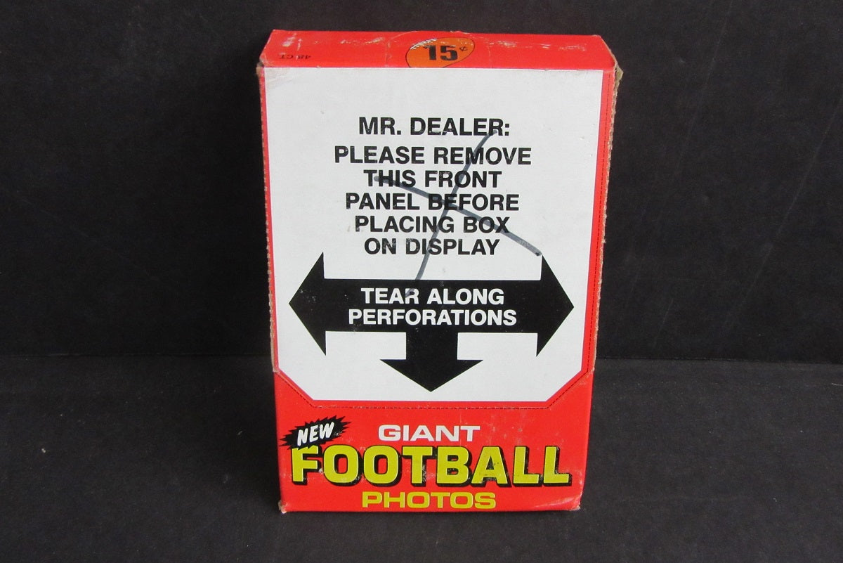 1980 Topps Football Giant Photo Card Box