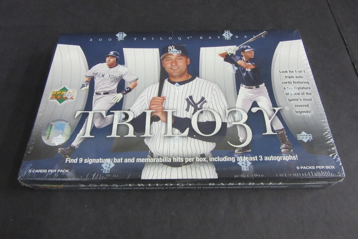 2005 Upper Deck Trilogy Baseball Box (Hobby)