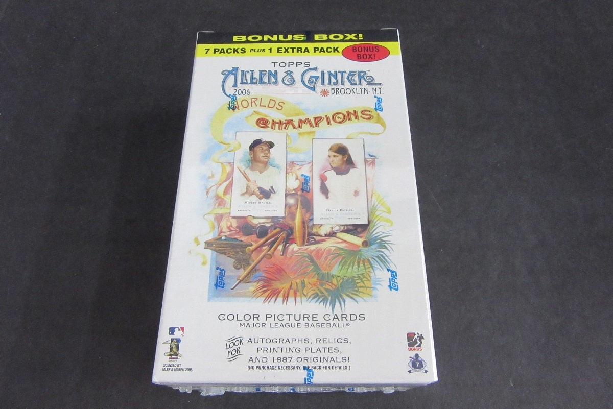 2006 Topps Allen & Ginter Baseball Blaster Box (8/6)