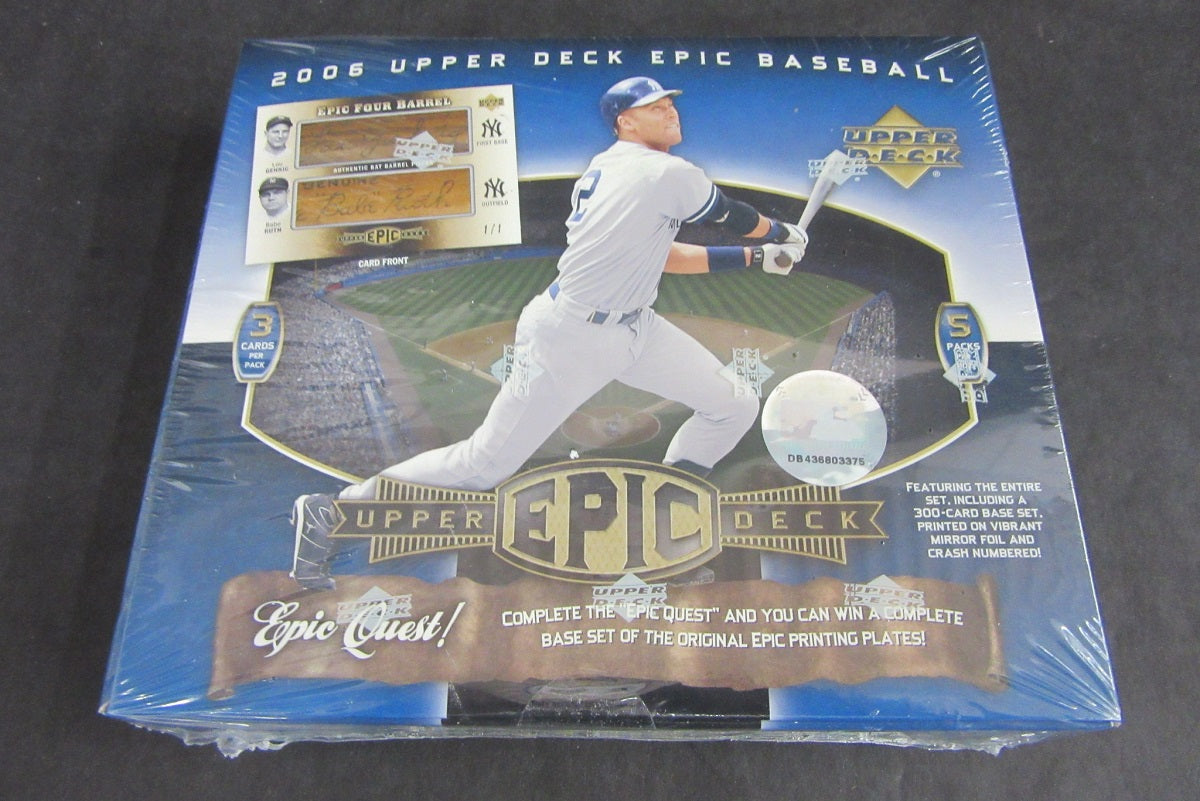 2006 Upper Deck Epic Baseball Box (Hobby)