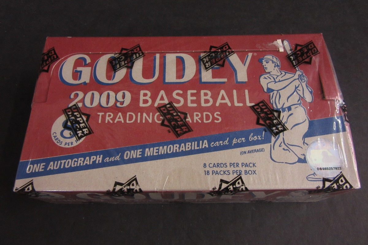 2009 Upper Deck Goudey Baseball Box (Hobby)