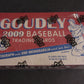 2009 Upper Deck Goudey Baseball Box (Hobby)