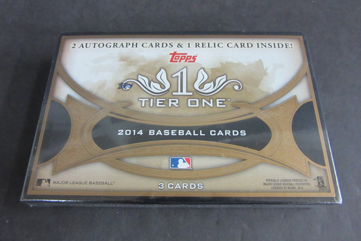 2014 Topps Tier One Baseball Box (Hobby)