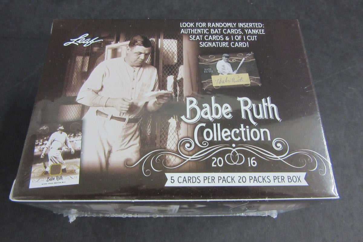 2016 Leaf Babe Ruth Collection Baseball Box