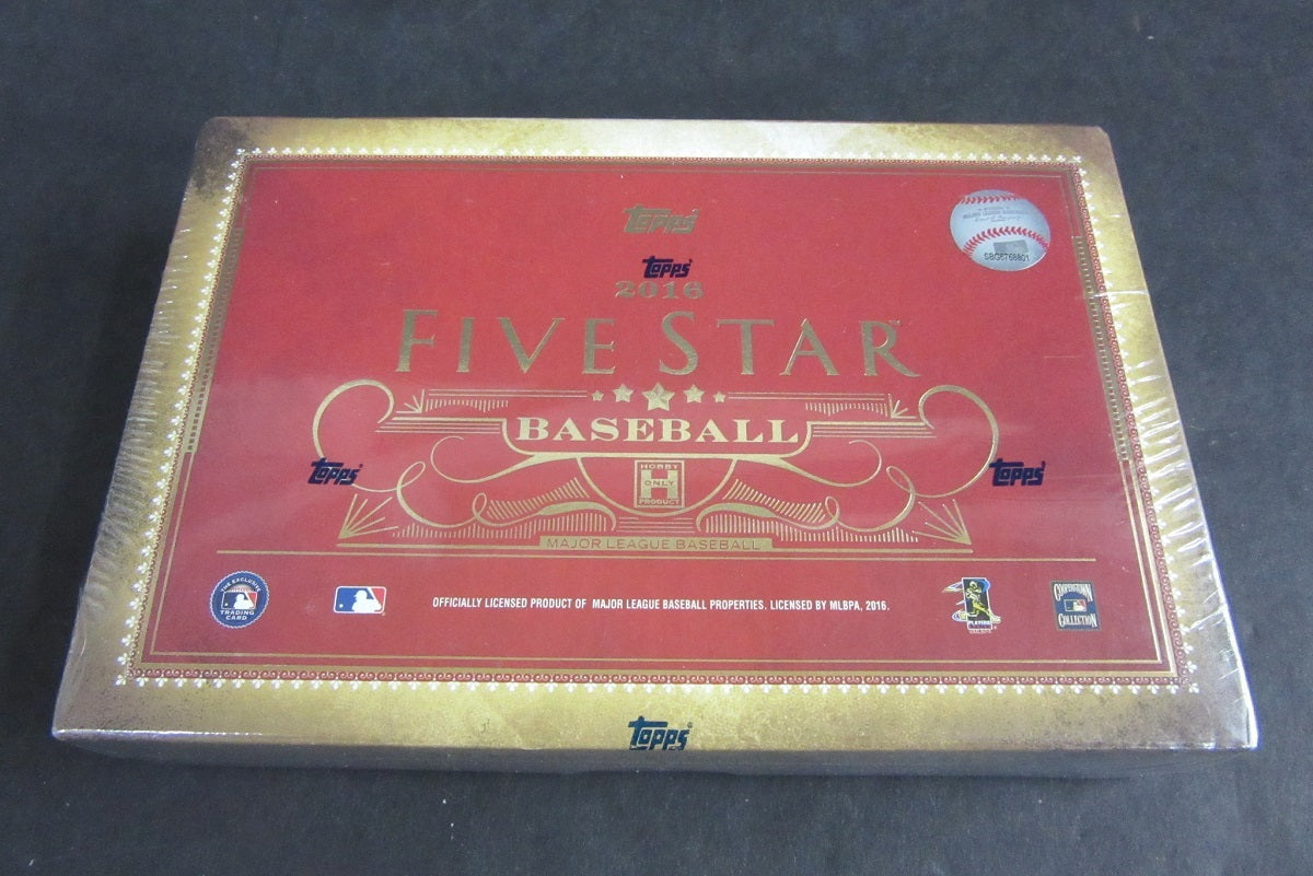 2016 Topps Five Star Baseball Box (Hobby)
