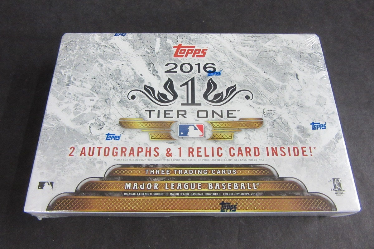2016 Topps Tier One Baseball Box (Hobby)