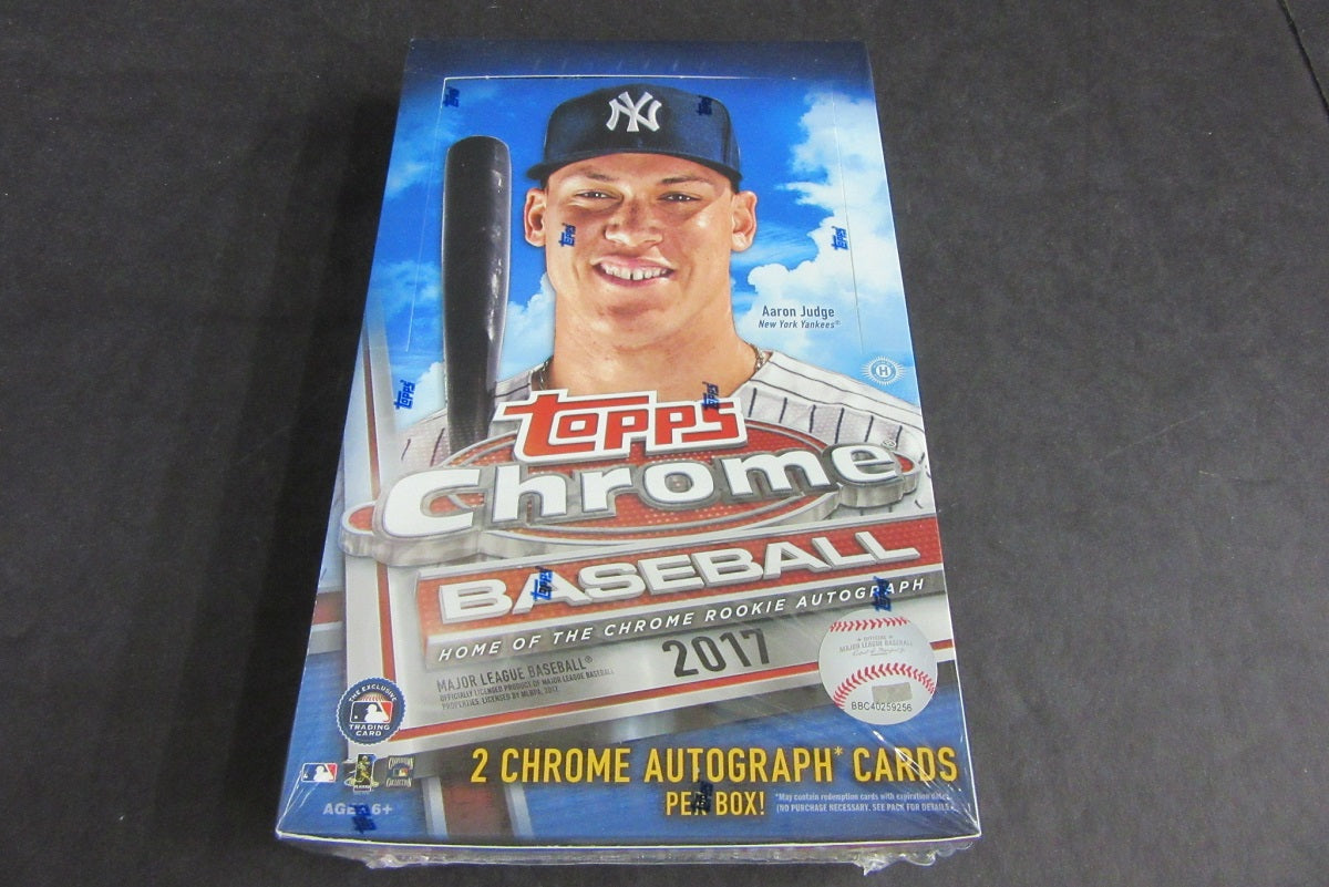 2017 Topps Chrome Baseball Box (Hobby)